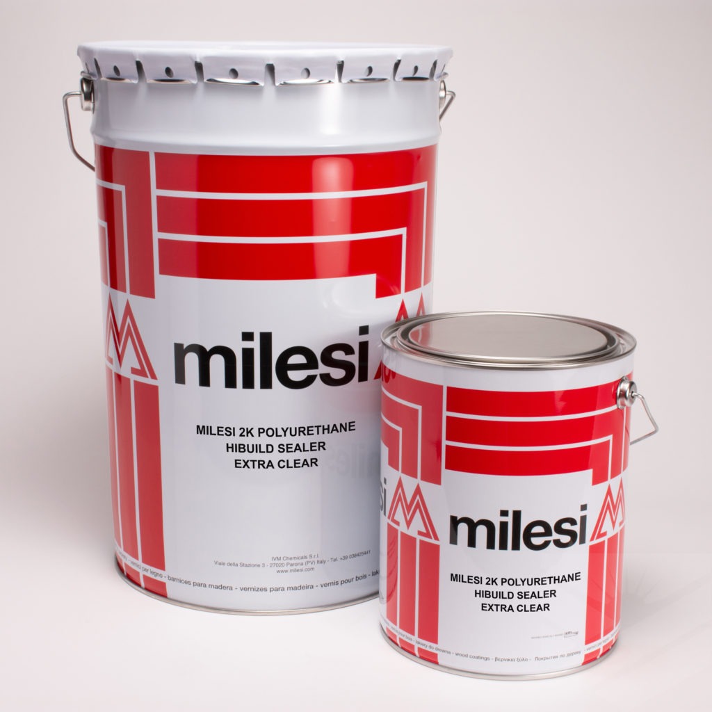 Milesi 2K Polyurethane HiBuild Sealer Extra Clear for Sale Pro Wood