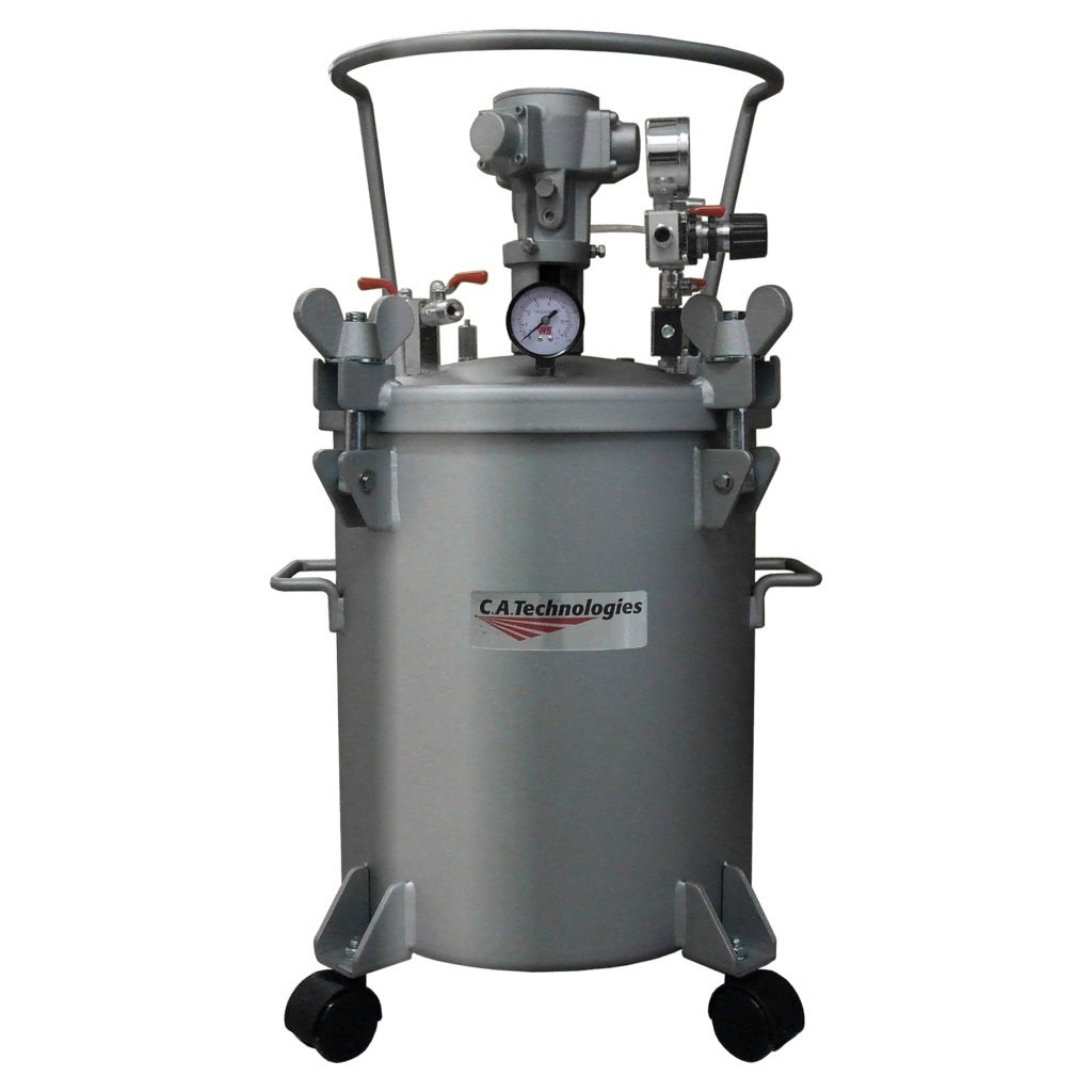 CA Technologies 5 Gal Stainless Steel Pressure Pot with Air Agitation